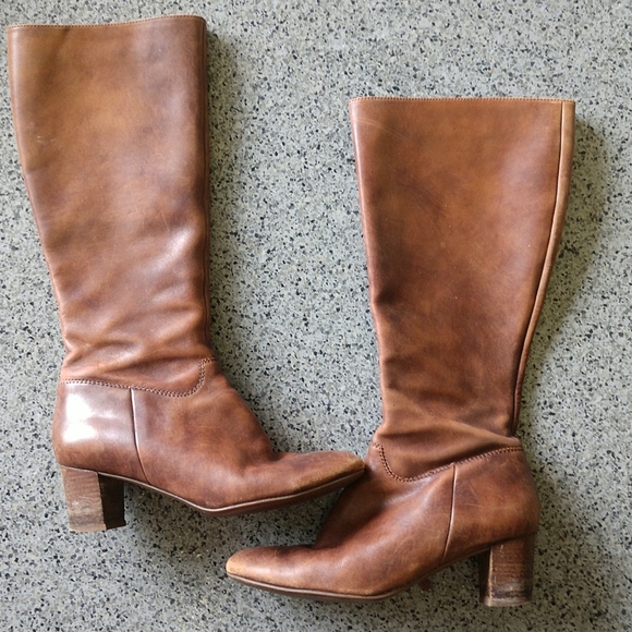 ecco knee high boots